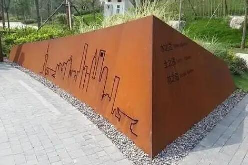 怀远耐候钢挡土墙